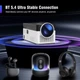 Проектор Magcubic hy450 с ультракоротким фокусом, автоматическим смещением, разрешением 1080P, 8K, электронной фокусировкой, для телефона/ноутбука/телевизора Black/White - изображение 6
