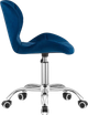 Крісло обертове Leobert офісне оксамит Темно-синє (model_3669_1-AVOLA-DORY21) - зображення 4