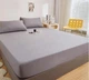 Простыня на резинке Softable Fabric 150×200 + 2 наволочки , серый — мягкая, плотная, комфортная(KT7006002) - изображение 4