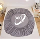 Простыня на резинке Softable Fabric 150×200 + 2 наволочки , серый — мягкая, плотная, комфортная(KT7006002) - изображение 5