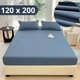 Простыня на резинке Softable Fabric 120×200 — мягкая, плотная, комфортная, синий (KT7006014) - изображение 1