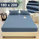 Простыня на резинке Softable Fabric 180×200 — мягкая, плотная, комфортная, синий (KT7006016) - изображение 1