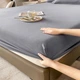 Простыня на резинке Softable Fabric 150×200 + 2 наволочки — мягкая, плотная, комфортная, серый (KT7006032) - изображение 4