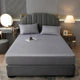Простыня на резинке Softable Fabric 150×200 + 2 наволочки — мягкая, плотная, комфортная, серый (KT7006032) - изображение 7