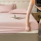 Простыня на резинке Softable Fabric 150×200 + 2 наволочки — мягкая, плотная, комфортная, розовый (KT7006022) - изображение 5