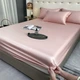 Простыня на резинке Softable Fabric 150×200 + 2 наволочки — мягкая, плотная, комфортная, розовый (KT7006022) - изображение 6