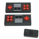 Приставка на 620 игр от USB 5.5х3х1 см Extreme Mini Game Box с 2 беспроводными джойстиками от 2 батареек AAA черная - изображение 2