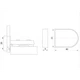 Петля Sigma для скла накладна 100° Slide-On D-26мм Нікель (MP0060) - изображение 3