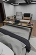 Консольный прикроватный стол в стиле лофт EcoLoft Торино DSP-1255-1 Дуб Аппалачи - изображение 2