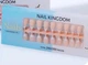 Гелевые типсы для наращивания с французским маникюром Nail Kingdom матовые миндаль М 240 шт бледно-бежевые с белым френчем (402) - изображение 5