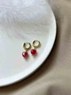 Сережки с сердцем 5278 - изображение 1