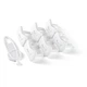 Заглушки для розеток із ключем MBM Kids 6 шт BS-12 WHITE білі - зображення 2