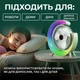 Вентилятор на аккумуляторе настольный вентилятор беспроводной c RGB-подсветкой USB вентилятор Hofmy AC-70 Green - изображение 2