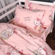 Простынь MirSon Полуторная 150х220 см 17-0873 Hello Kitty Love Бязь (2200012150344) - изображение 1