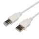 Кабель Ewell для принтера USB 2.0 AM/BM, 3.0 метра, белый (EW811) - изображение 1