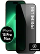 Захисне скло антишпигун для iphone 16 plus / 15 plus / 15 pro max на весь екран приватне скло Shieldy - зображення 1