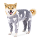 Утеплена піжама для собак Wan Talk Pet Onesie PJs Slim Fit, Grey, XL - зображення 1