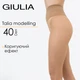 Колготки жіночі коригуючі з високою талією Giulia TALIA MODELLING 40 2 Beige-daino,моделюючі колготки - зображення 1