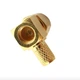 SMA(male) angle for RG223 Коннектор SMA (штекер) угловой для коаксиального кабеля 3.01.304 RG223, Leno RF (КНР) - изображение 7