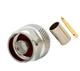N(male) for LMR240 Коннектор N(штекер) 3.04.0264 для коаксиального кабеля LMR240, Leno RF (КНР) с позолоченным покрытием - изображение 9
