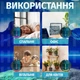Зволожувач повітря з підсвіткою аромадифузор портативний зволожувач повітря в машину ароматичний дифузор Humidifier 1200ml Green Hofmy AH-3 - зображення 2