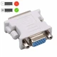 Переходник DVI-I 24+5pin to VGA 15pin белый - изображение 2