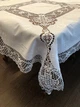 Скатертина Kaanni скатертина 125х125 Білий - зображення 1
