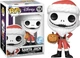 Фігурка Funko Pop Disney Кошмар перед Різдвом Санта Джек з Джеколантерном 9 см 82861 (889698828611) - зображення 2