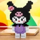 3D конструктор Magic Blocks в виде Куроми Kuromi 590 деталей 20 см (CL5223) - изображение 3