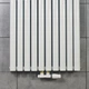 Вертикальный радиатор Ellipse Double 600х1800-10 (50 мм), anticor, белый - изображение 3