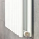Вертикальный радиатор Ellipse Double 600х1800-10 (50 мм), anticor, белый - изображение 5