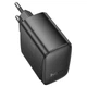 Зарядне GaN HOCO CS63A 65W Bright Type-C PD45W, USB QC18W чорне - изображение 8