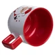 Новогодняя фарфоровая Санта 400 (мл) Белая с красным Yiwu FM-CS-50D - изображение 2