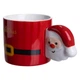 Чашка фарфоровая новогодняя Merry Christmas 350 (мл) Красная Yiwu - изображение 1