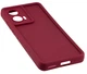 Чехол Shock Case для Motorola Edge 50 Fusion бампер силиконовый бордовый - изображение 3