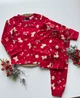 Пижама Новогодняя детская H&M 80 см красная - изображение 1