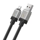 Кабель Baseus USB AM - lightning CoolPlay CAKW000401 2,4A 1m Black - зображення 1