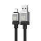 Кабель Baseus USB AM - lightning CoolPlay CAKW000401 2,4A 1m Black - зображення 3