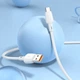 Кабель BOROFONE BX93 USB AM - Type-C 100W 6A 0,25m білий - изображение 2