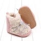 Детские пинетки сапожки утепленные мехом "Cozy Boots" (длина стельки - 14 см) (18-24 месяцев) розовые (KS1010) - изображение 1