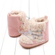 Детские пинетки сапожки утепленные мехом "Cozy Boots" (длина стельки - 14 см) (18-24 месяцев) розовые (KS1010) - изображение 2