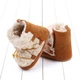 Детские пинетки сапожки утепленные мехом "Cozy Boots" ( длина стельки - 13 см) (12-18 месяцев) коричневые (KS1007) - изображение 3