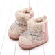 Детские пинетки сапожки утепленные мехом "Cozy Boots" (длина стельки - 14 см) (18-24 месяцев) розовые (KS1010) - изображение 4