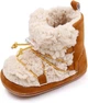 Детские пинетки сапожки утепленные мехом "Cozy Boots" ( длина стельки - 13 см) (12-18 месяцев) коричневые (KS1007) - изображение 6