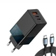 Сетевое зарядное устройство GaN5 Pro 65W 20V USB‑C Power Delivery, быстрая зарядка, для телефона, планшета, ноутбука + кабель Type C 100W в подарок - изображение 1