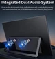 HGFRTEE 21,5-дюймовий портативний ігровий монітор Full HD 1080P 100 Гц 4000:1 контрастність екрану для ПК Xbox PS4 / 5 Switch VA панель - изображение 7