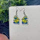 Бижутерия Акриловые Серьги Миньони Minions - изображение 2
