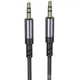Кабель BOROFONE BL24 AUX Jack 3.5 to Jack 3.5 (1M) для комп'ютерів, телевізорів, телефонів, планшетів Чорний - изображение 1