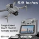 Квадрокоптер L300 Pro Max - дрон, GPS, Dual Camera, 5G WiFi, лазерное избегание препятствий, полет до 500 м, до 28 минут, складной, пульт с экраном 5,9", кейс, серый - изображение 3