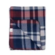 Плед ARDESTO Fleece 100% полиэстер сине-бордовый односпальный 130x160 см клетка (ART0719PB) - изображение 4
